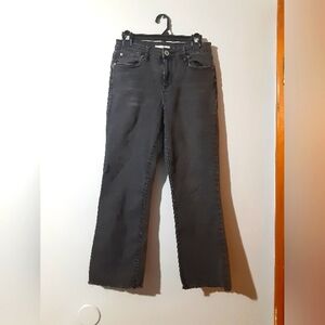 Sts Blue Jeans The Brooke Highrise Flare Raw Hem Women's Size 28 Beach Coastle